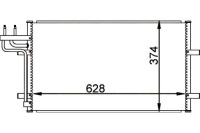 фото thumb №2, Конденсатор радіатор кондиціонера [hella]