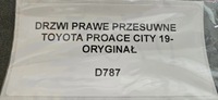 фото thumb №3, Двері праве зсувні toyota proace city 19- оригінал