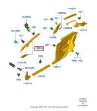 фото thumb №13, Захист стійка правий перед ford fiesta 08-12