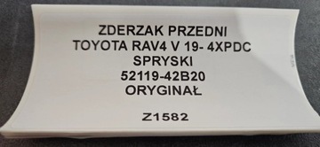 фото thumb №13, Бампер переднее toyota rav4 v 19- 4xpdc омыватель оригинал 52119-42b20