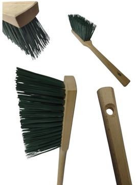 Zmiotka Szczotka Drewniana Przemysłowa 35 cm do zamiatania sprzątania