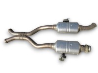 Mercedes ml w164 164 гасник глушники середній вихлоп подвійний 1644908101 Зі Шроту, фото thumb