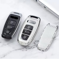 фото thumb №8, Чохол na ключ case audi a4 b9 a6 a7 a8 e-tron q5 q8 c8 sq8 карбон хром