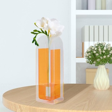 Modern Nordic Vase прозрачные акриловые вазы Half Orange