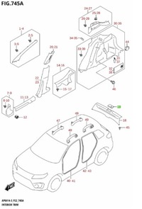 фото thumb №4, Suzuki vitara 15 -заглушка замка задня
