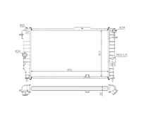 фото thumb №1, Радіатор wody opel calibra c89 89- 1300092