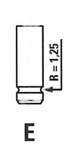 фото thumb №1, Клапан впускной впускной  r4546/scr freccia isuzu mazda