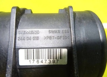 фото thumb №6, Расходомер opel signum 2.2d 24404016 / 5wk9634 nr109