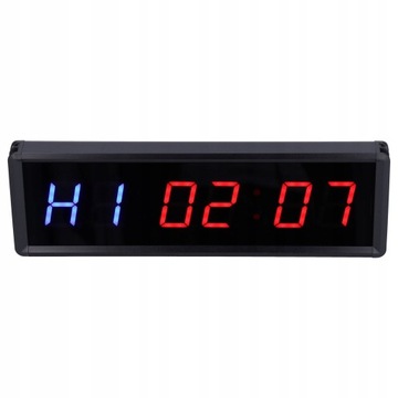 ZEGAR TRENINGOWY STOPER DO ĆWICZEŃ LED USB GYMBE