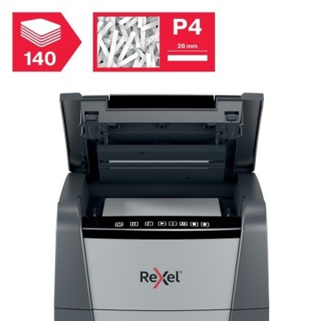 АВТОМАТИЧЕСКИЙ УНИЧТОЖИТЕЛЬ ДОКУМЕНТОВ Rexel 140X, SHREDS 4x30 мм, P-4