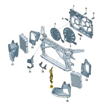 фото thumb №1, Воздуховод воздуха перед левая audi rs3 8v