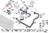 фото thumb №1, Mini countryman r60 expansion бак шланг 17129800488 9800488
