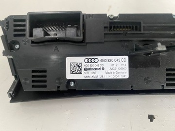 фото thumb №11, Audi a6 c7 рестайлінг панель кондиціонера 4g0820043cd