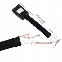 фото thumb №9, Подовжувач ременів безпеки адаптер 25cm з скоба для  otyłych