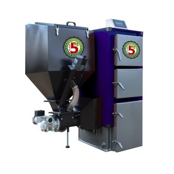 KOCIOŁ na Pellet PODAJNIKIEM 10 kW Piec Kotły Pellet PELET
