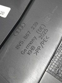 фото thumb №10, Audi a3 8v sportback захист обшивка стійка b ліва нижня 8v5867239 чорна