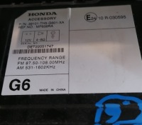 фото thumb №2, Honda jazz iii 14r радіо cd радіопрогравач 39101-th5-g601-xa