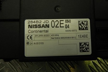фото thumb №1, Модуль комфорта nissan qashqai / qashqai +2 i j10, jj10 284b2jd02e дизель