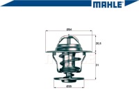 фото thumb №3, Mahle термостат volvo 92c
