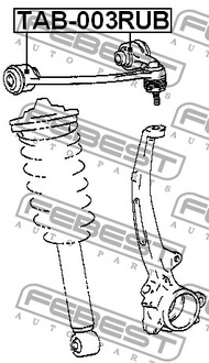 фото thumb №3, Втулка важеля перед febest do lexus ls 400