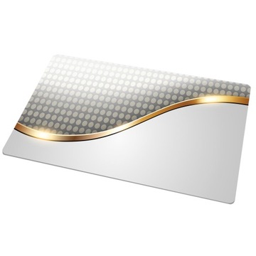 Do biura podkładka 100x50 Połyskujący metal
