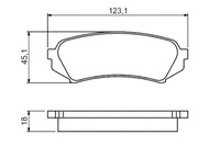 фото thumb №1, Bosch гальмівні колодки гальмівні lexus lx toyota land cruise