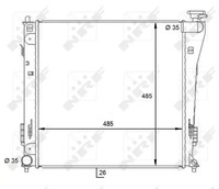 фото thumb №2, 59086/nrf радиаторов hyundai i40 1,7crdi 2011- nrf