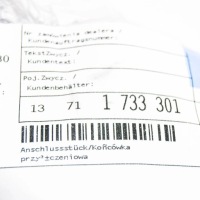 фото thumb №9, Bmw 8 e31 шланг łączący расходомер воздуха 13711733301 1733301