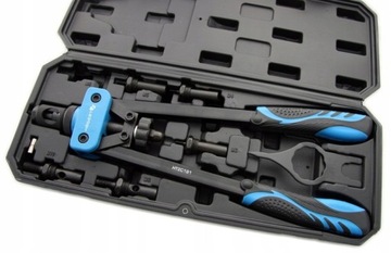 Nitownica do nitonakrętek M3-M10 Hogert + zestaw nitonakrętek M3-M10 150szt