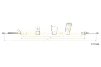 фото thumb №1, Cofle трос тормоза ручного renault koleos 2.0 dc