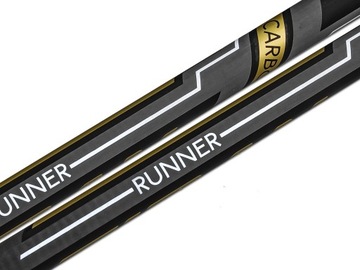 KIJE KIJKI NORDIC WALKING FIZAN RUNNER CARBON KARBONOWE DO CHODZENIA 120 cm