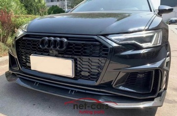 фото thumb №15, Бампер перед решітка радіатора audi a6 c8 4k 18- s6 s line rs6 quattro накладка блиск