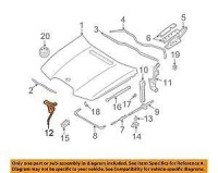 фото thumb №2, Bmw 7 e65 засувка капот 51237186508 oem