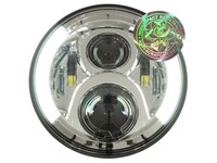 фото thumb №7, Лампа 7 дюймов з drl anti-scratch led osram 144 lm/w 17/27w низкий потребление хром