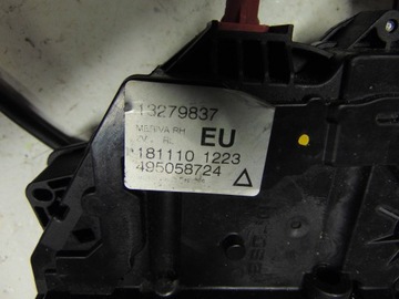 фото thumb №9, Замок дверь правые зад задний opel meriva b 9pin контактов 5d европа