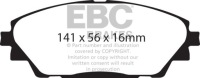 фото thumb №2, Ebc dpx2185 набор тормозных колодок тормозных, тормоза дисковые