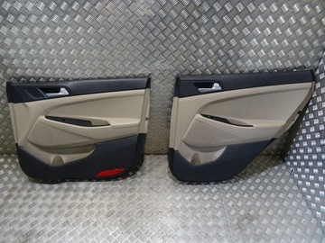 фото thumb №10, Hyundai tucson iii сидіння диван шкіра обшивки тунель комплект ідеальний