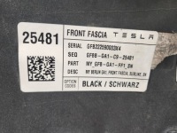 Бампер передний перед - tesla model y чёрный black 2020-2025 с Разборки, фото thumb