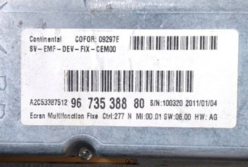 фото thumb №6, Радіо автомобільні citroen c3 2 2011 96751717xt