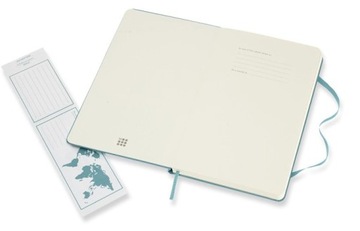Блокнот Moleskine Classic A5 в твердой синей обложке с подкладкой