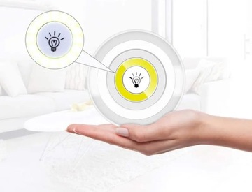 LAMPKA LED BEZPRZEWODOWA NA BATERIE 3 SZT PILOT
