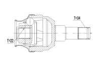 фото thumb №5, Шарнір внутрішній opel antara 4wd 06- chevrolet captiva 4wd 06-