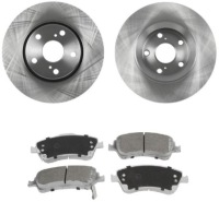 фото thumb №1, Тормозные диски + тормозные колодки тормозные перед toyota auris avensis verso corolla 2006-