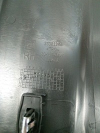 Chevrolet silverado 1500 прокладка молдинг двері правий задній 2019+ Зі Шроту, фото thumb