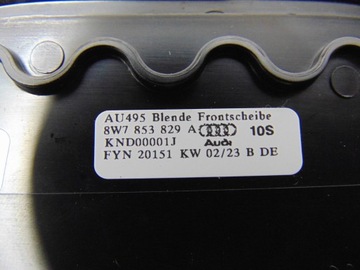 фото thumb №16, Планка стёкла перед audi a5 8w cabrio 8w7853829a