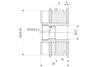 Купити Valeo шків генератора vw, фото thumb