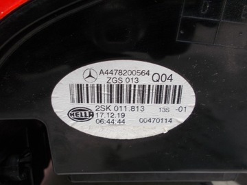 фото thumb №11, Mercedes v класс vito viano 447 a447 лампа левая зад полный led org !