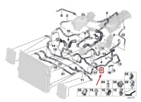 фото thumb №8, Bmw 3 f30, f80 wąż охлаждающий 17128634283 8634283 oem