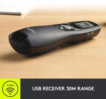 Logitech R700 Presenter, беспроводное соединение