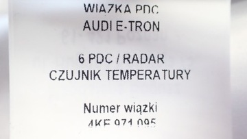 фото thumb №13, Новая жгут 6pdc cz. температуры радар audi e-tron 4ke971095ba + датчики